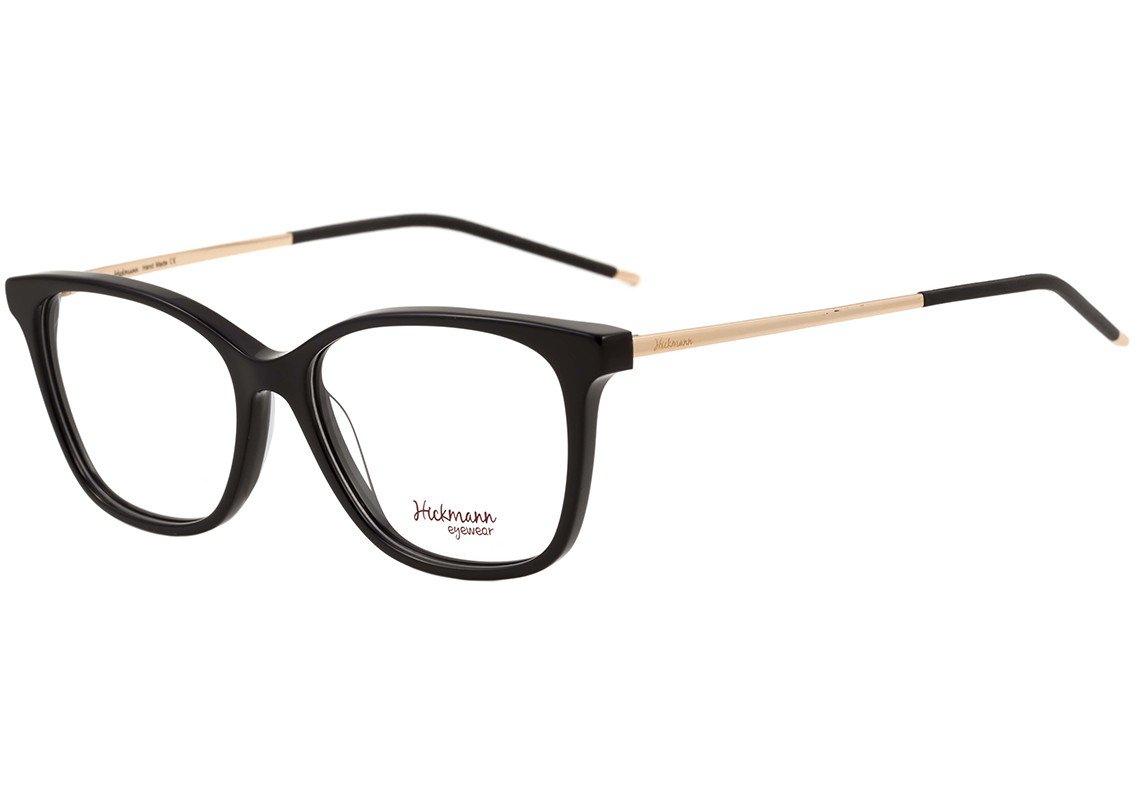 Hickmann Hi 6042 A01 Preto E Dourado Brilho - 52 mm