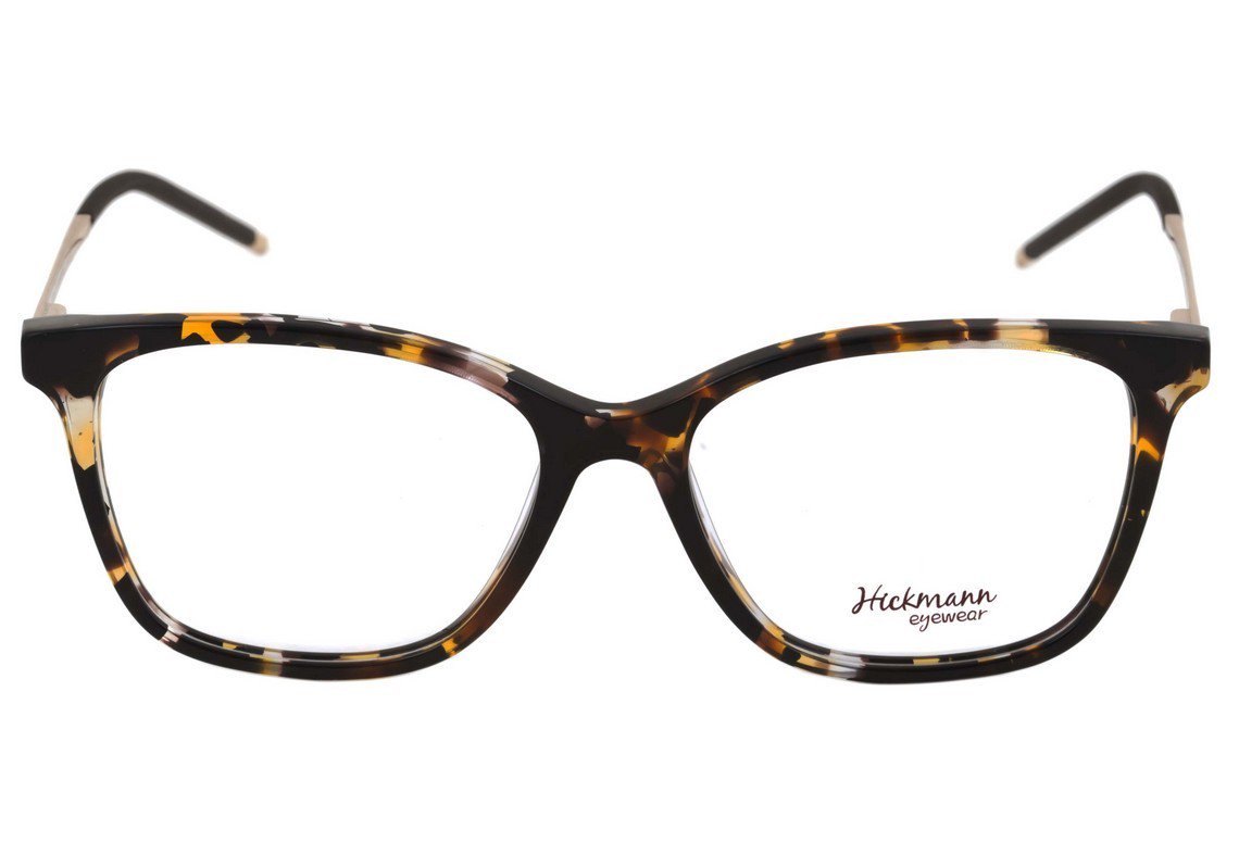 Óculos de Grau Hickmann Hi 6042 G21 Marrom Mesclado E Dourado Brilho - 52 mm