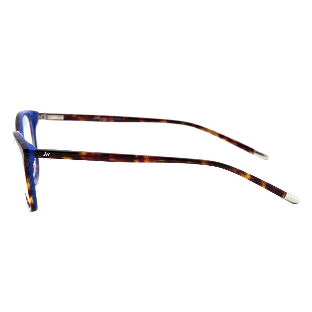 Óculos de Grau Hickmann Hi 6044 G23 Marrom Mesclado E Azul Brilho - 54 mm