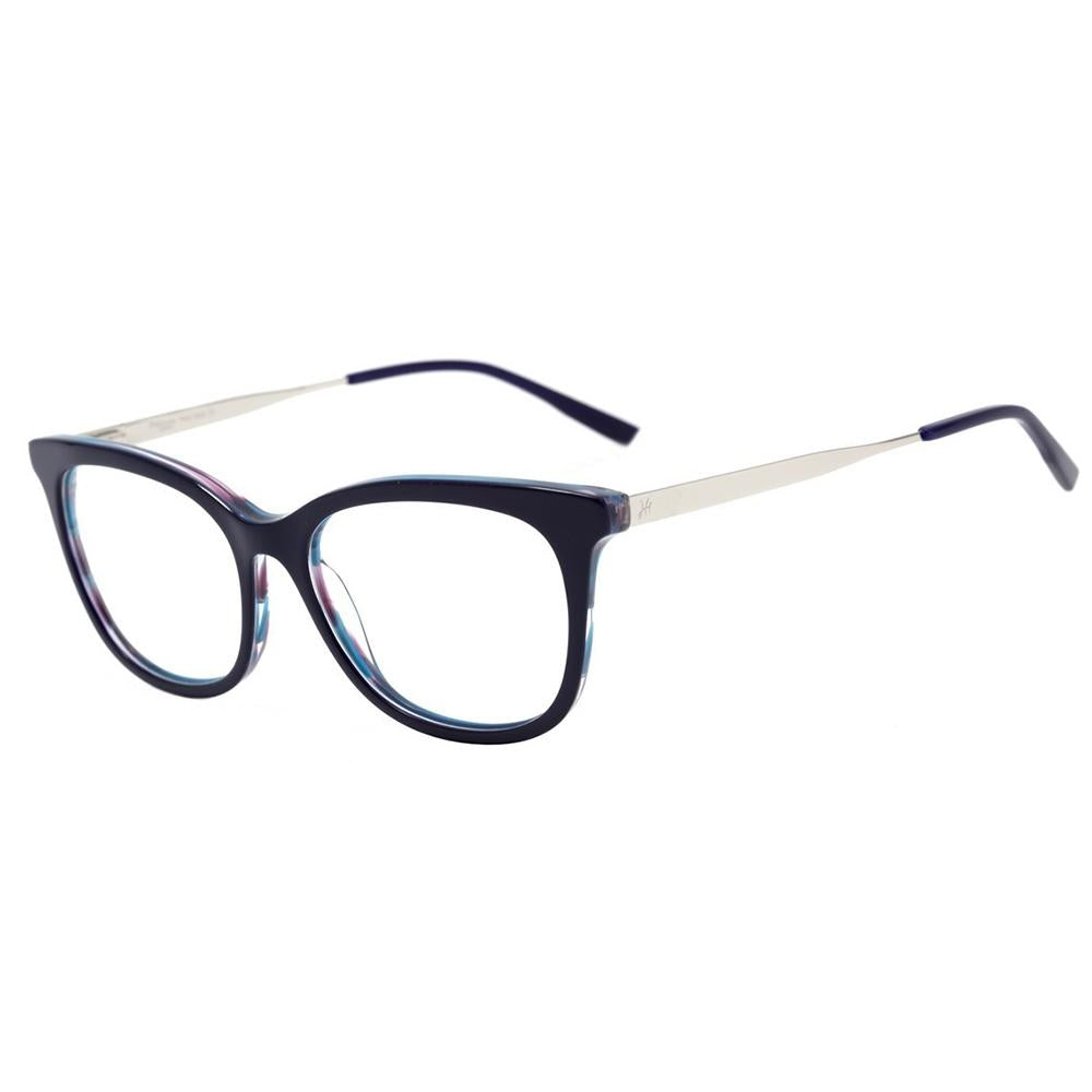 Hickmann Hi 6079 Hickmann Hi 6079 H02 Azul E Prata Brilho - 52 mm - Grau