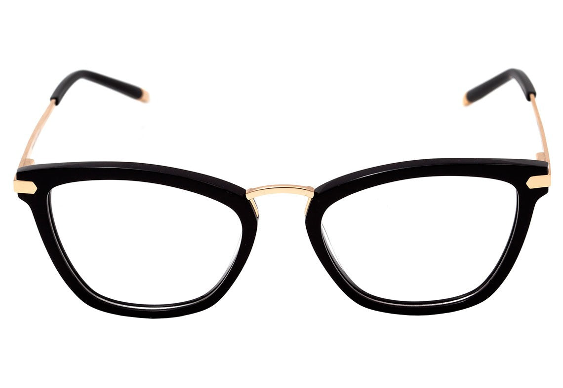 Hickmann HI 6091 A01 Preto e Dourado Brilho - 52 mm