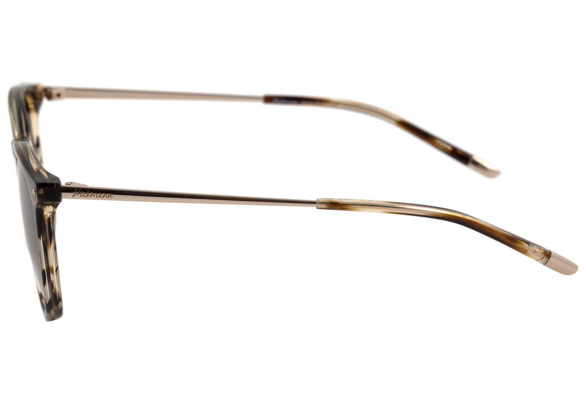 Óculos de Sol Hickmann HI 9020 E01 Marrom Mesclado e Dourado Brilho / Marrom Degradê - 52 mm