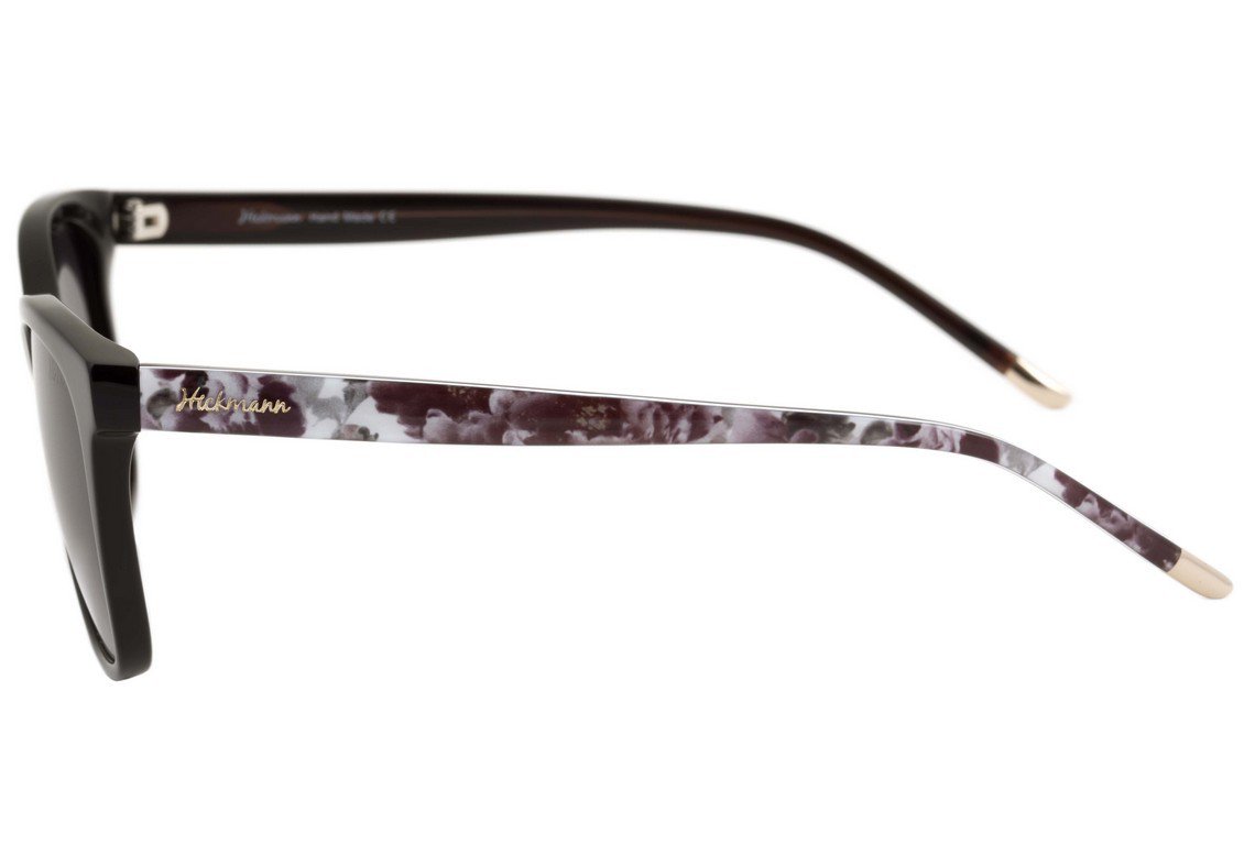 Hickmann HI 9023 A01 Preto Brilho e Estampado Floral / Preto Degradê - Lente 5,3 cm
