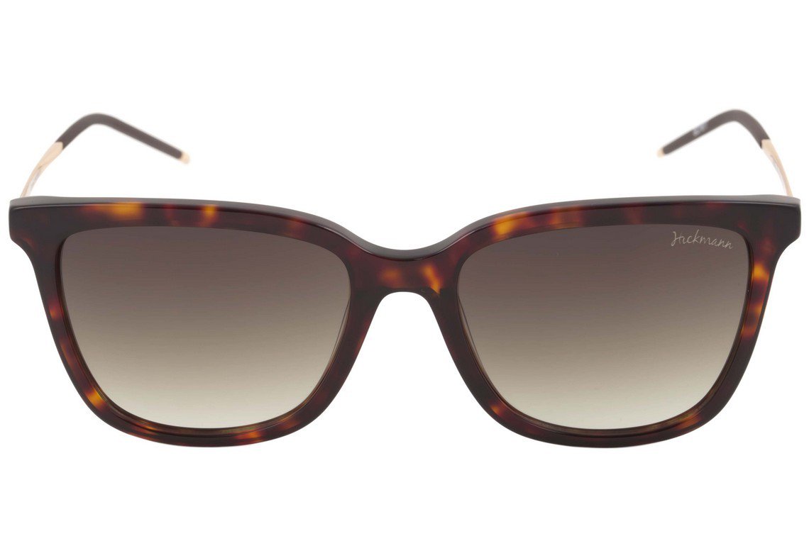 Óculos de Sol Hickmann Hi 9033 G21 Marrom Mesclado E Dourado Brilho/ Marrom Degradê - 56 mm