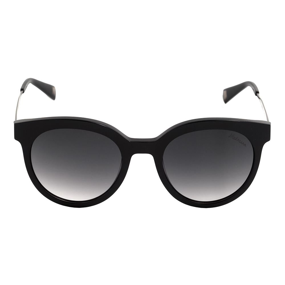 Óculos de Sol Hickmann Hi 9050 Hickmann Hi 9050 A01 Preto E Cinza Brilho/ Preto Degradê - Lente 5,4 Cm