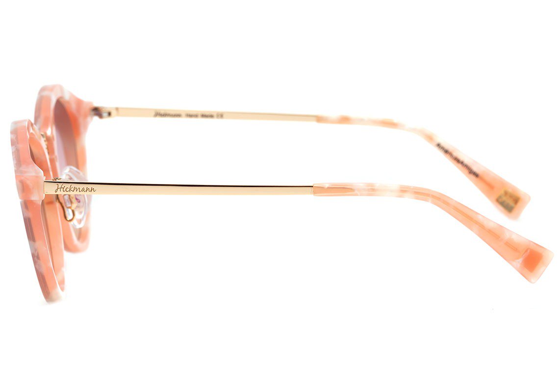 Óculos de Sol Hickmann Hi 9066 Américas Amigas G23 Rosa/ Marrom Degradê - 49 mm