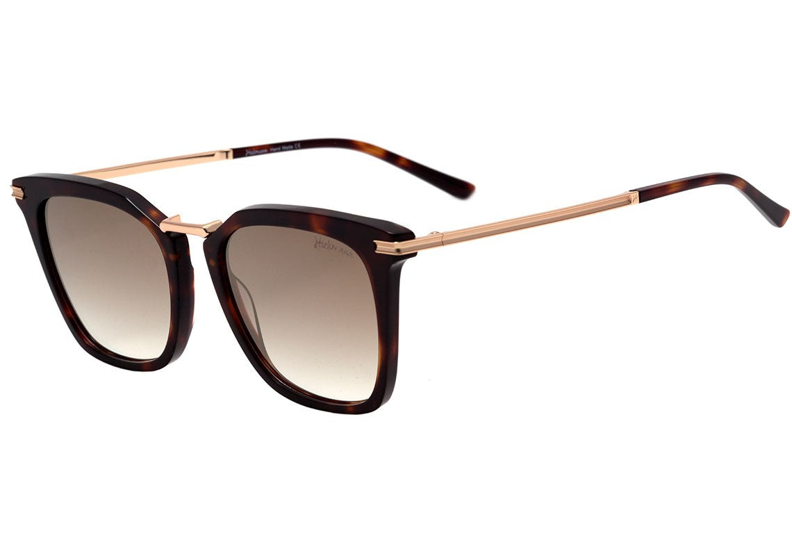 Hickmann HI 9075 G21 Marrom Mesclado e Dourado Brilho / Dourado Espelhado - 54 mm