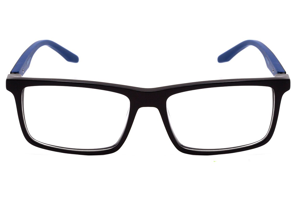 Speedo Sp 6083 Speedo Sp 6083 A01 Preto Brilho E Azul Fosco - 55 mm