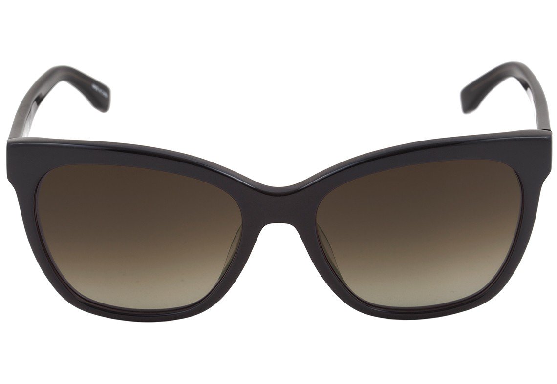 Óculos de Sol Lacoste L 792S 001 Preto Brilho/ Marrom Degradê - 56 mm