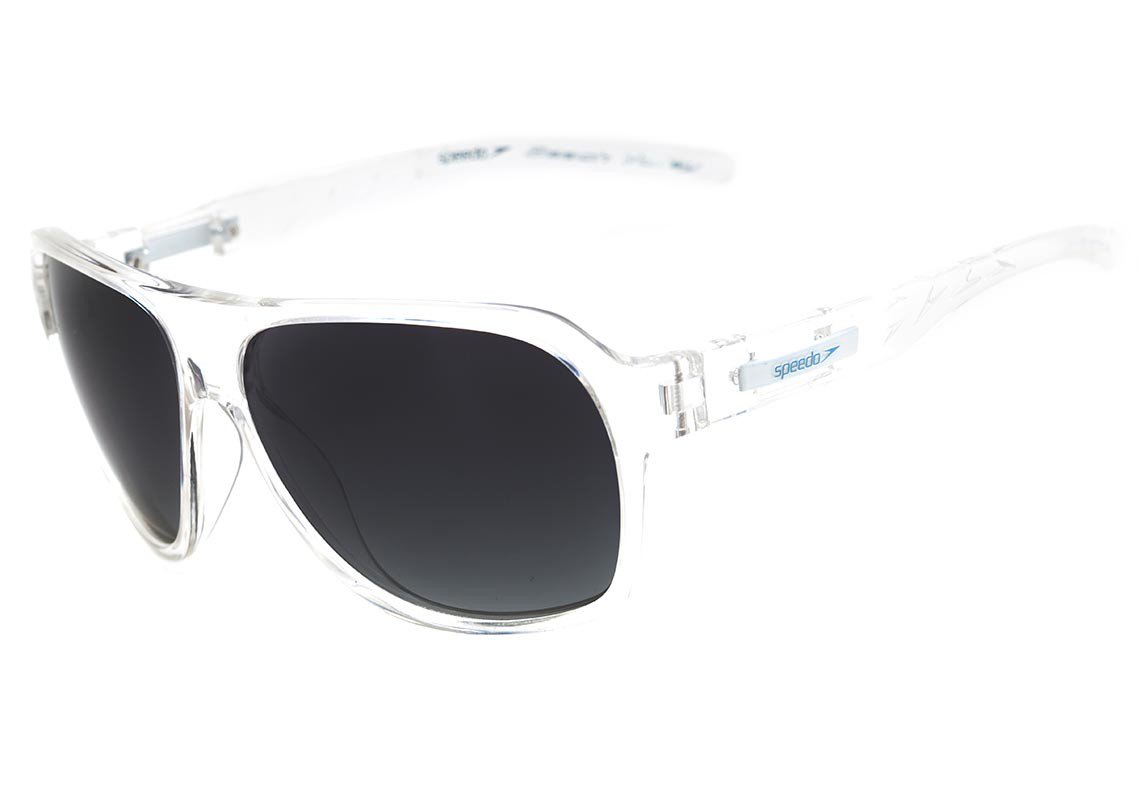 Óculos de Sol Speedo Sp 594 T05 Transparente/ Preto Degrade Polarizado - 57 mm