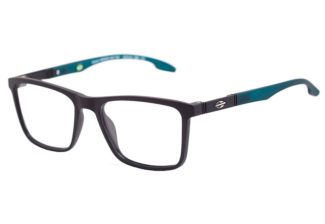 Mormaii Asana Preto e Verde Fosco - Lente 5,2 cm - Grau
