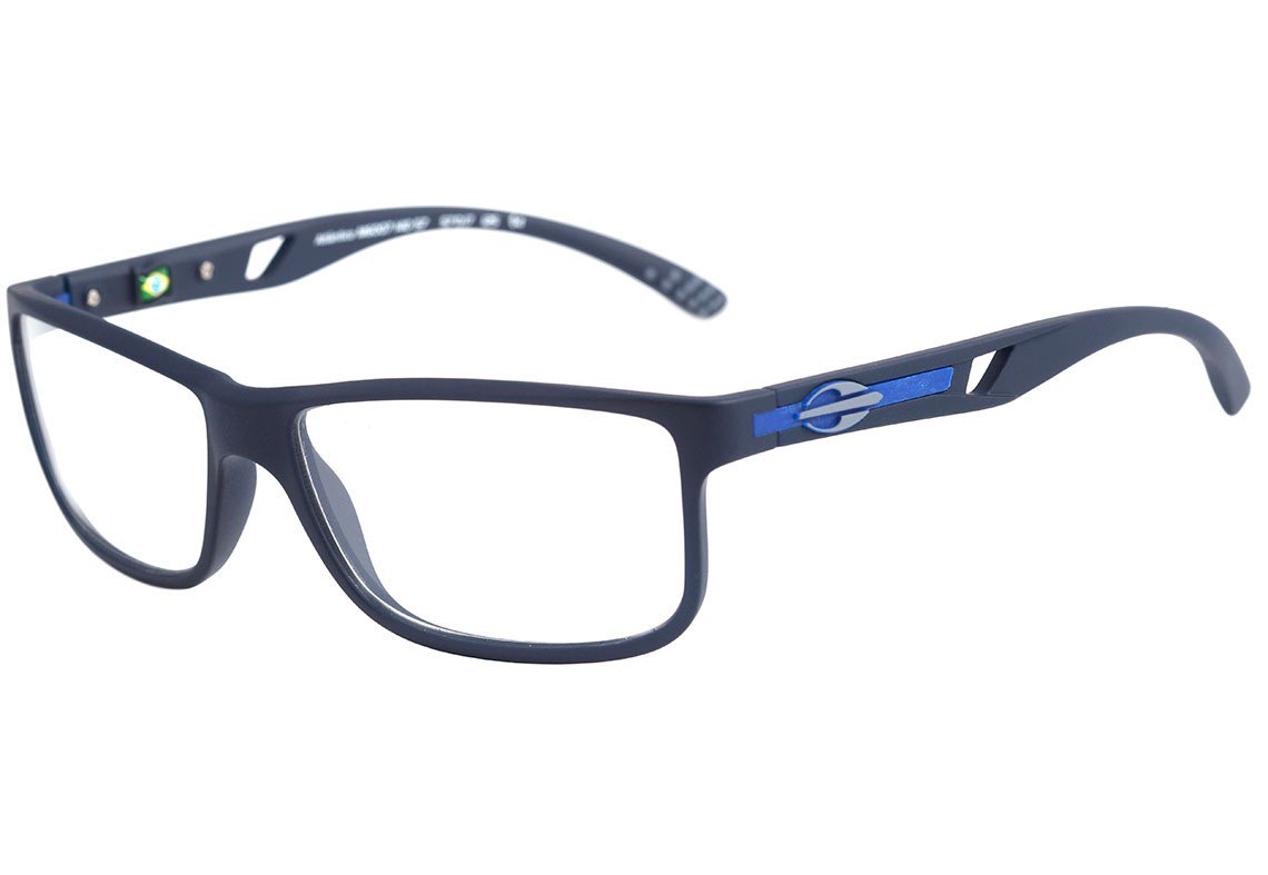 Óculos de Grau Mormaii Atlântico Azul Fosco - Lente 5,7 cm