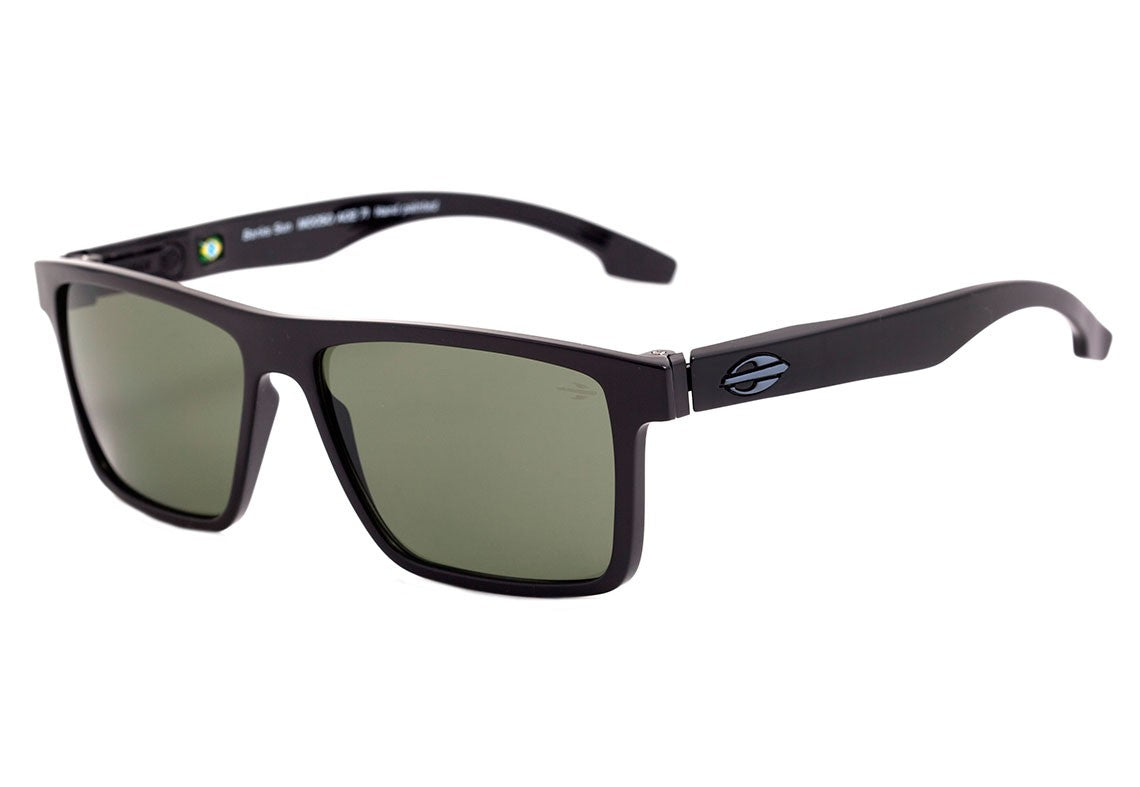 Óculos de Sol Mormaii Banks Preto Brilho / Verde - 54 mm