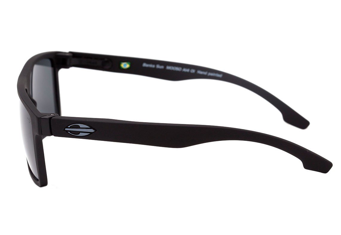 Mormaii Banks Preto Fosco / Preto - Lente 5,4 cm - Sol