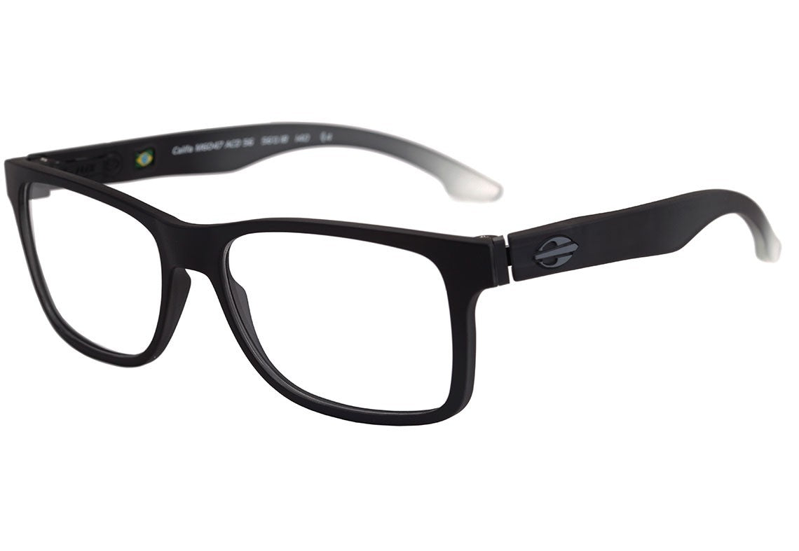 Óculos de Grau Mormaii Califa Flexxxa Preto E Cinza Translúcido Fosco - Lente 5,6 Cm - Oculos Shop