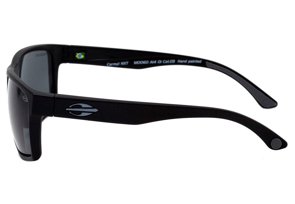 Mormaii Carmel NXT Infantil Preto Fosco / Preto Polarizado - Lente 5,2 cm - Sol