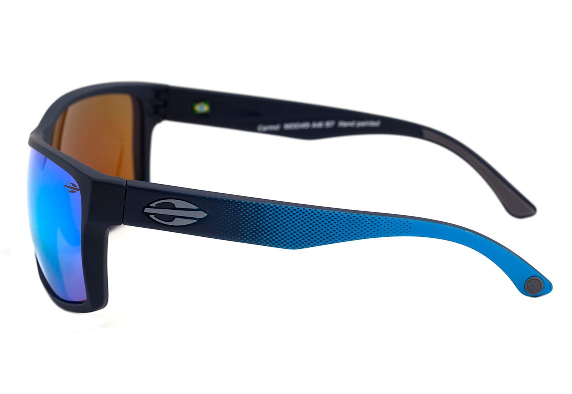 Mormaii Carmel Azul Fosco / Azul Espelhado - Lente 6,4 cm