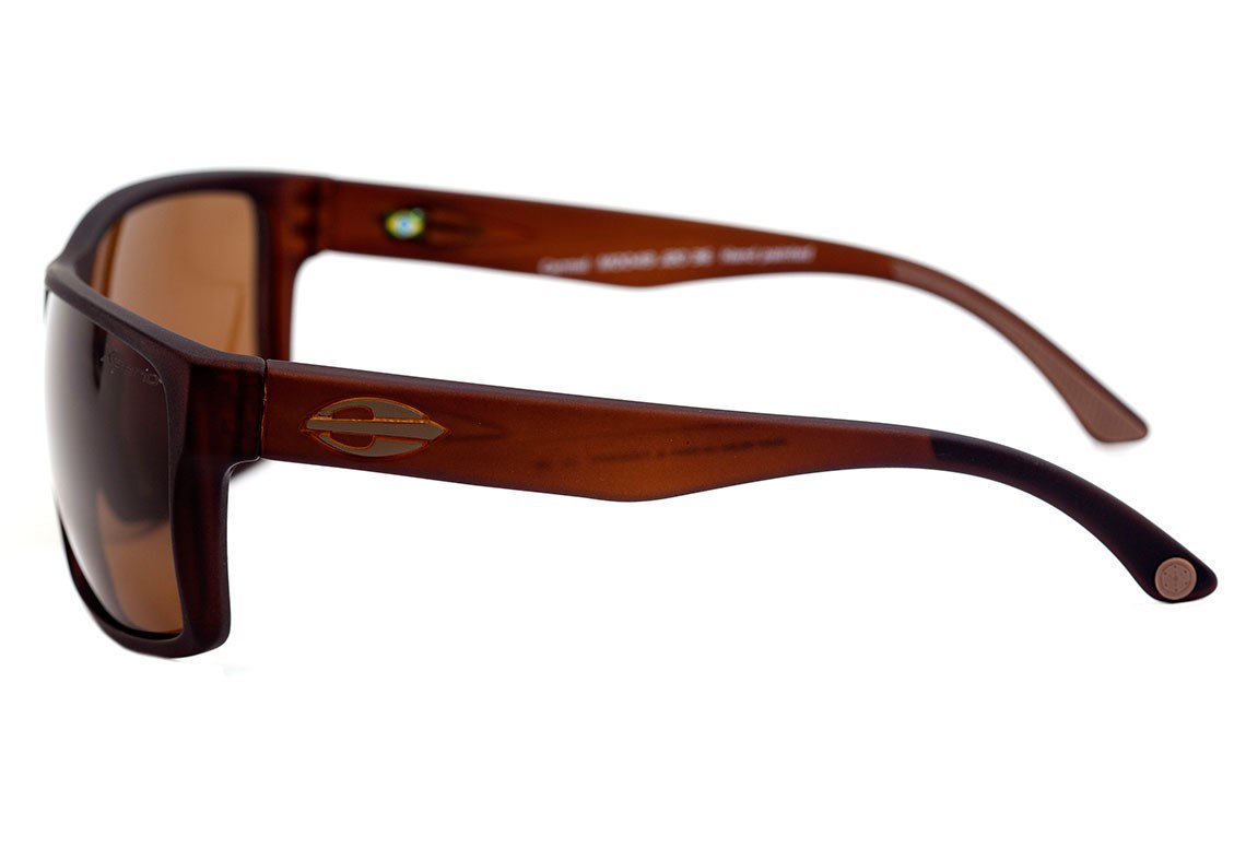 Mormaii Carmel Marrom Fosco / Marrom Polarizado - Lente 6,3 cm - Sol