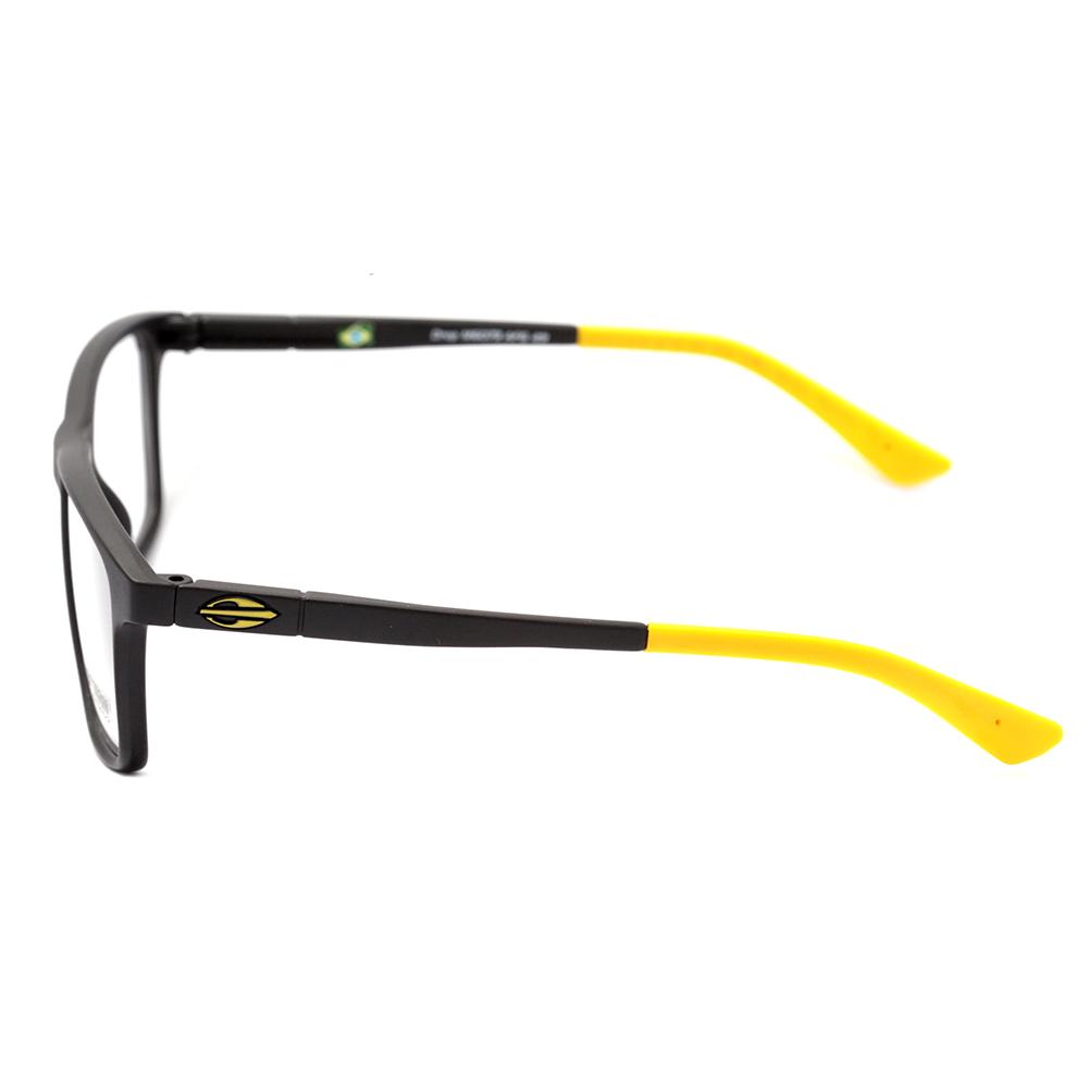 Mormaii Drop NXT Infantil Preto e Amarelo Fosco - Lente 4,9 cm