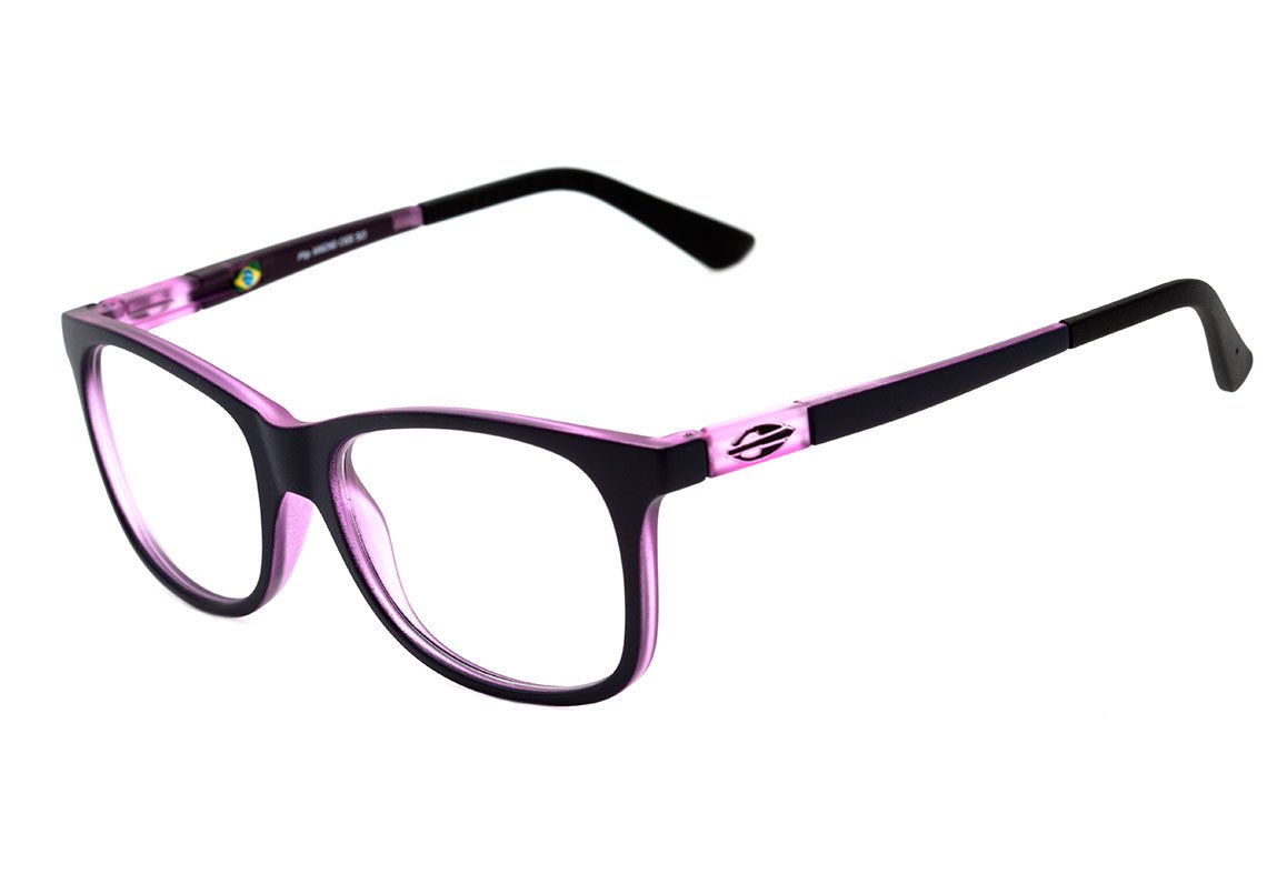 Mormaii Flip NXT Infantil Roxo Fosco - Lente 5,0 cm - Grau