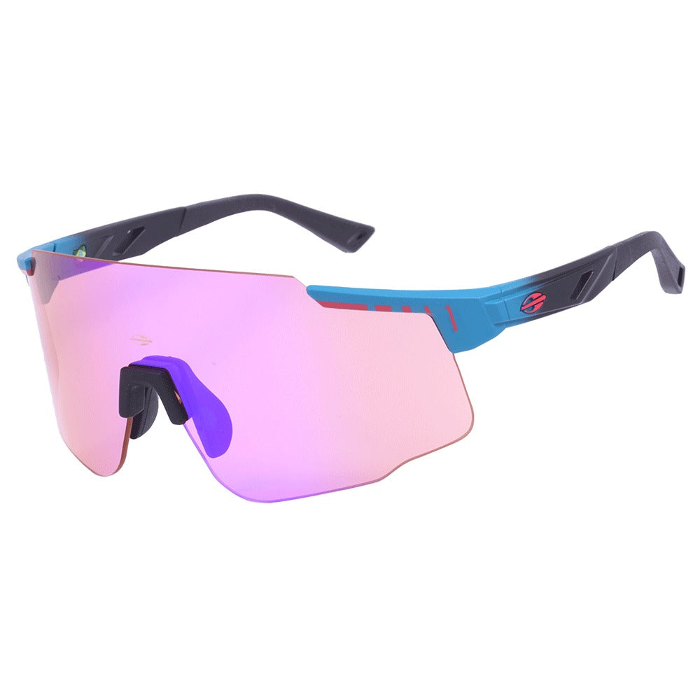 Mormaii Grand Tour Azul e Preto Fosco/ Rosa Espelhado - Lente 15,5 cm - Sol