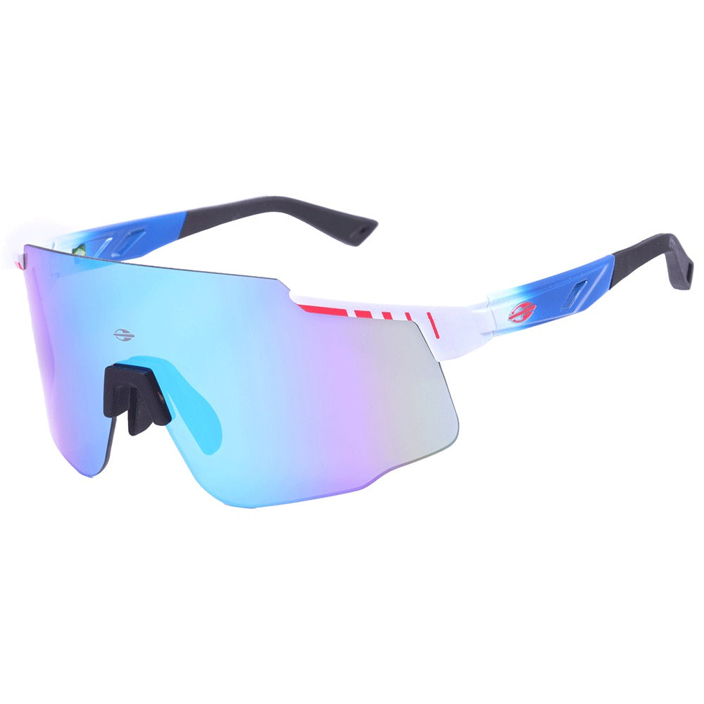 Mormaii Grand Tour Branco e Azul Brilho/ Azul Espelhado - 155 mm