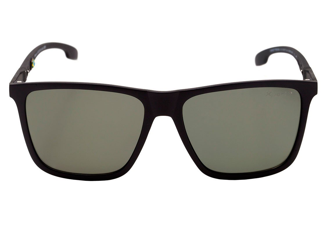 Mormaii Hawaii Preto Fosco / Verde G15 Polarizado - Lente 5,8 cm - Sol