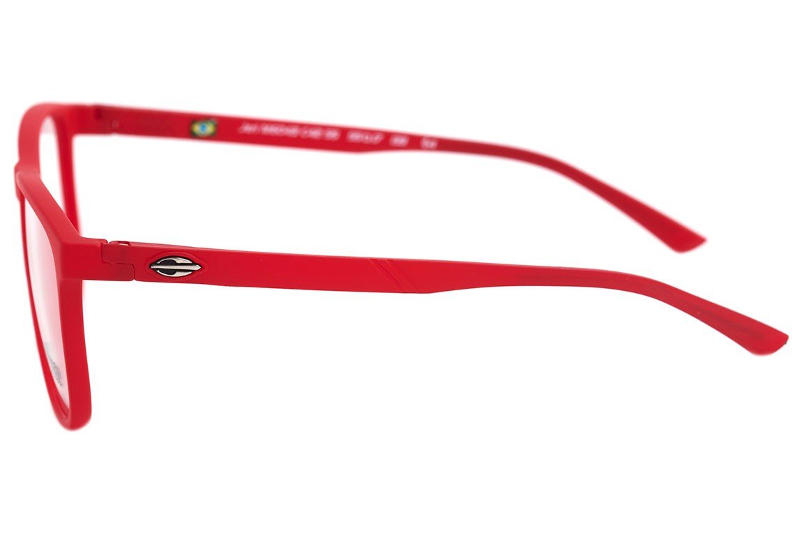 Óculos de Grau Mormaii Jeri Vermelho Fosco - Lente 5,5 Cm