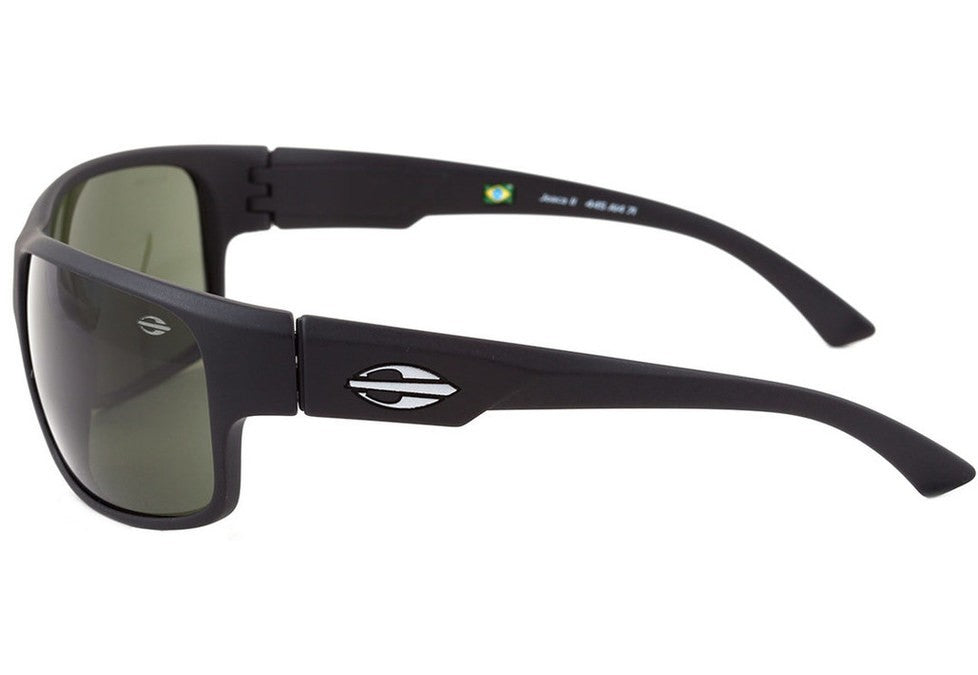 Mormaii Joaca II Preto Fosco / Verde G-15 - Lente 7,1 cm - Sol