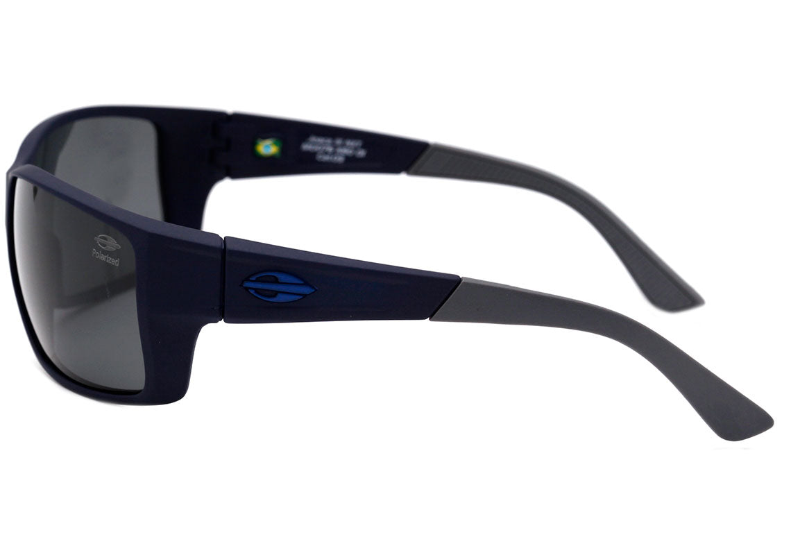 Mormaii Joaca III NXT Infantil Azul e Cinza Fosco / Preto Polarizado Unico - Lente 5,9 cm - Sol