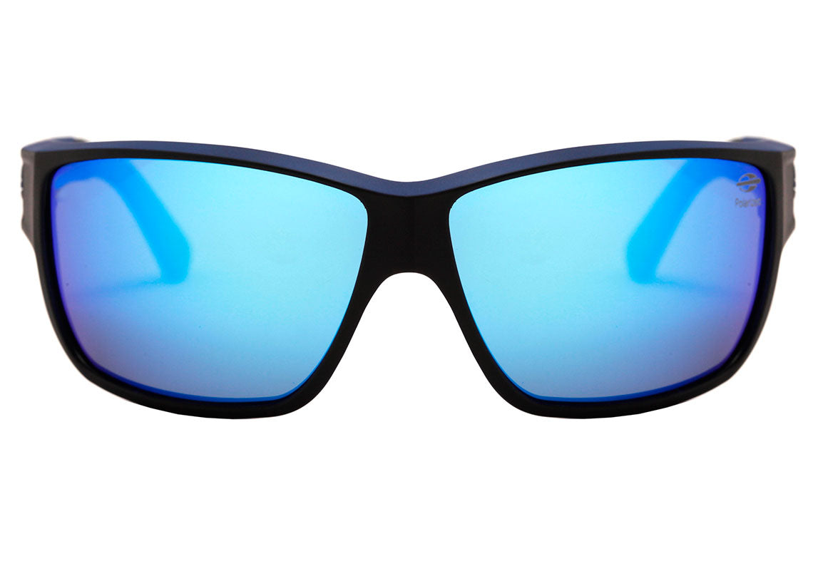 Mormaii Joaca III NXT Infantil Preto e Azul Fosco / Azul Espelhado Polarizado Unico - Lente 5,9 cm - Sol