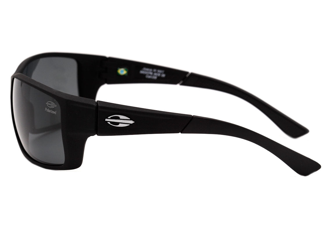 Mormaii Joaca III NXT Infantil Preto Fosco / Preto Polarizado Unico - Lente 5,9 cm - Sol