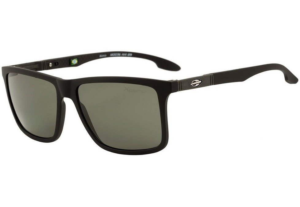 Mormaii Kona Preto Fosco/ Verde G15 Polarizado - Sol