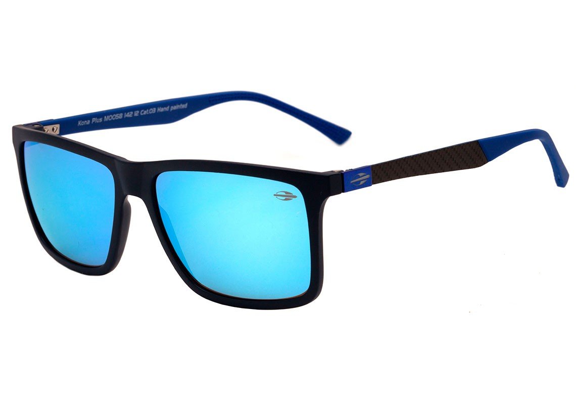 Óculos de Sol Mormaii Kona Plus Azul Fosco/ Azul Espelhado