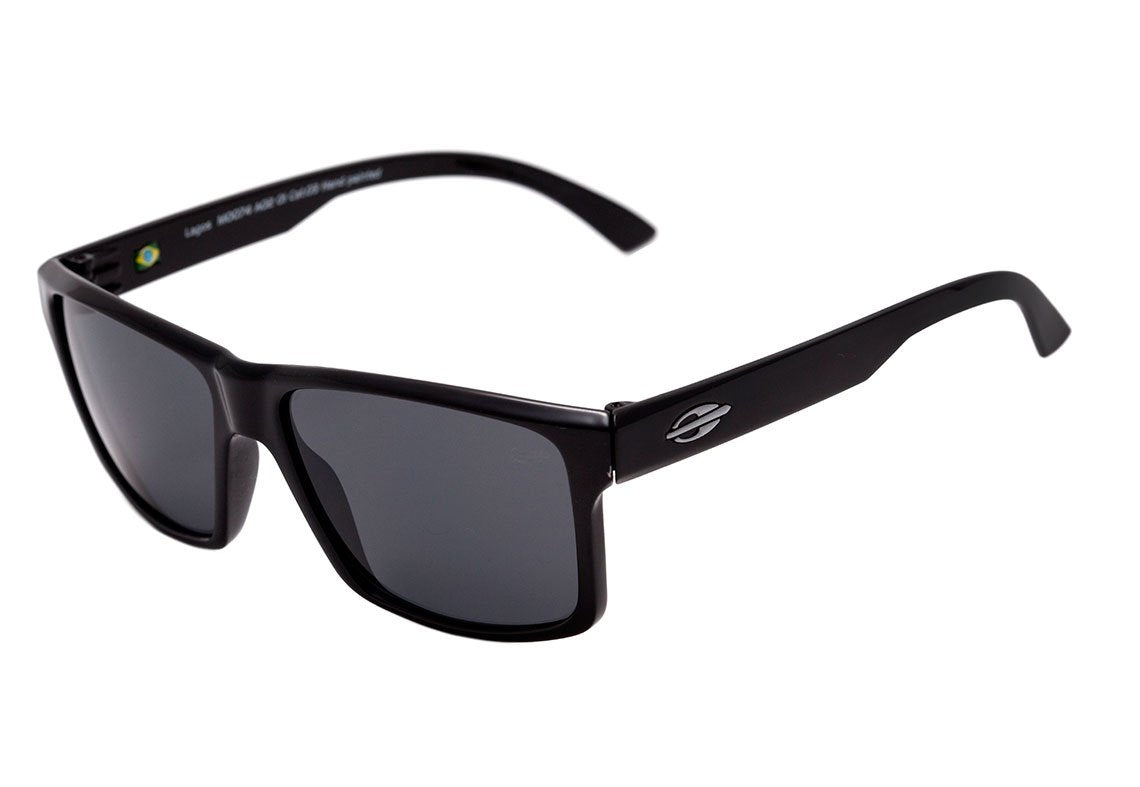 Óculos de Sol Mormaii Lagos Preto Brilho / Preto Unico - Lente 5,2 cm