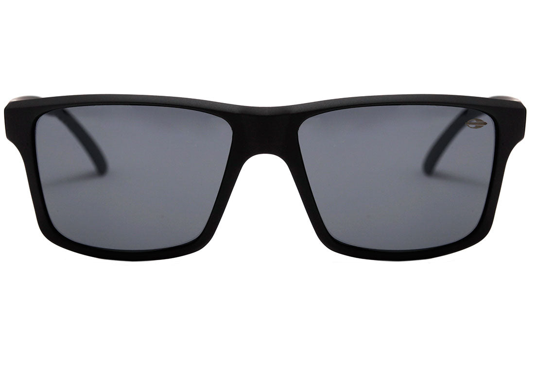 Mormaii Lagos Preto Fosco / Cinza Unico - Lente 5,2 cm - Sol