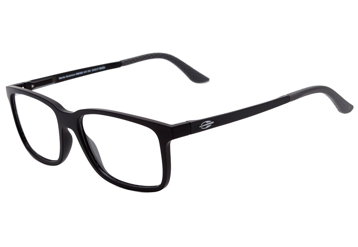 Óculos de Grau Mormaii Manila Aluminium Preto Fosco Lente 5,4 Cm