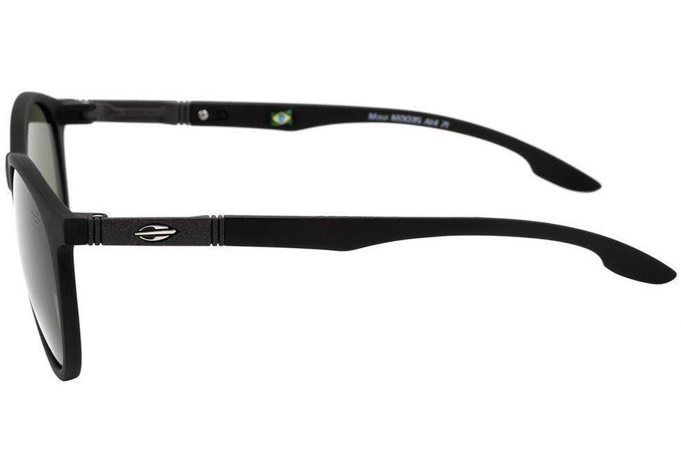 Mormaii Maui Preto Fosco / Verde G15 - Lente 5,3 cm - Sol
