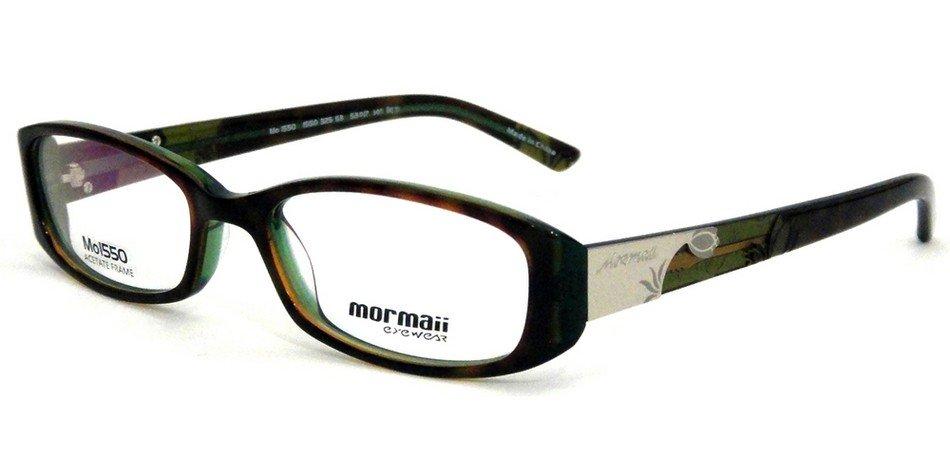 Óculos de Grau Mormaii Mo 1550 Marrom E Verde - Lente 5,3 Cm
