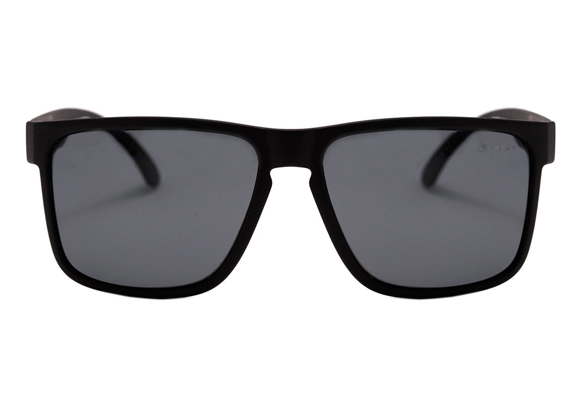 Mormaii Monterey Preto Fosco / Cinza Polarizado Unico - Lente 5,5 cm - Sol