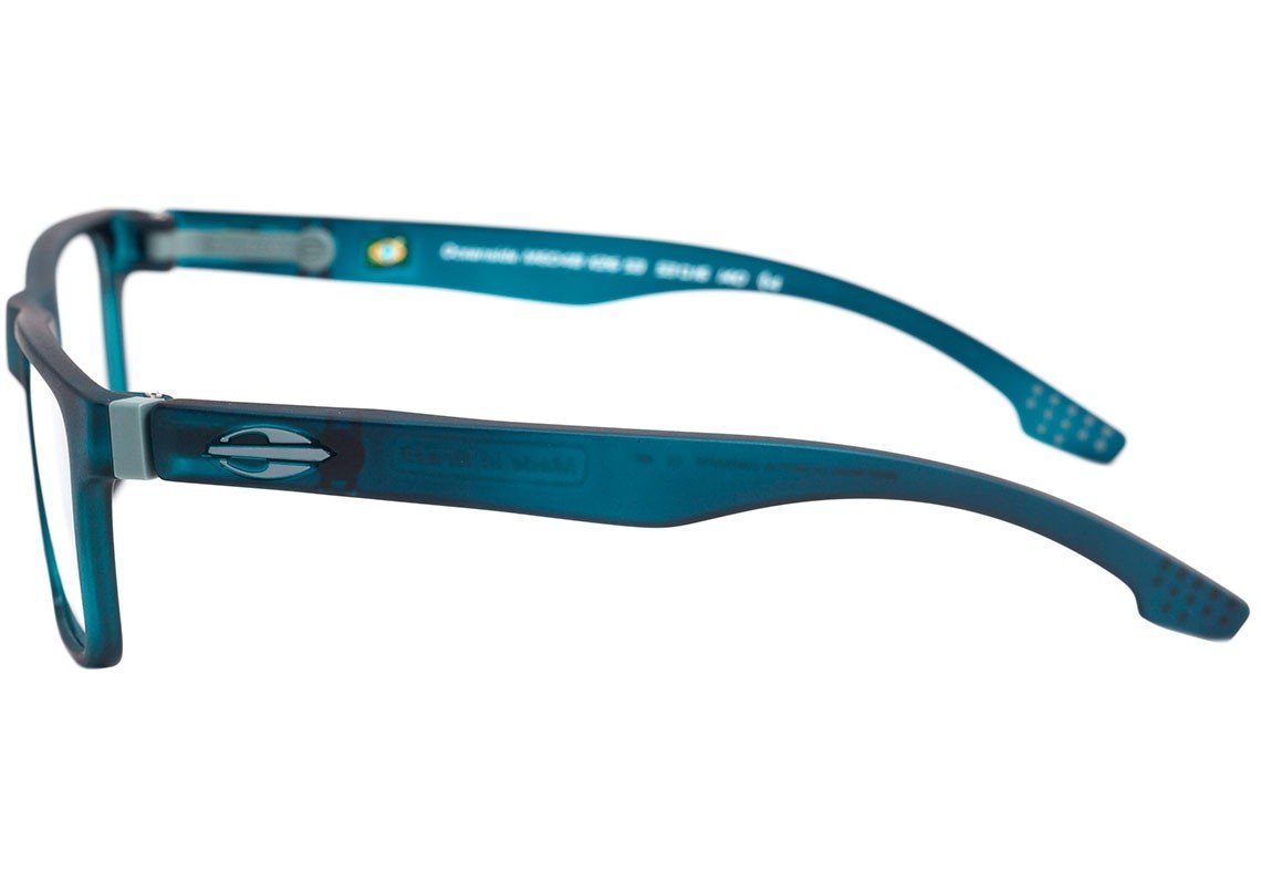 Óculos de Grau Mormaii Oceanside Azul E Cinza Fosco - Lente 5,3 Cm