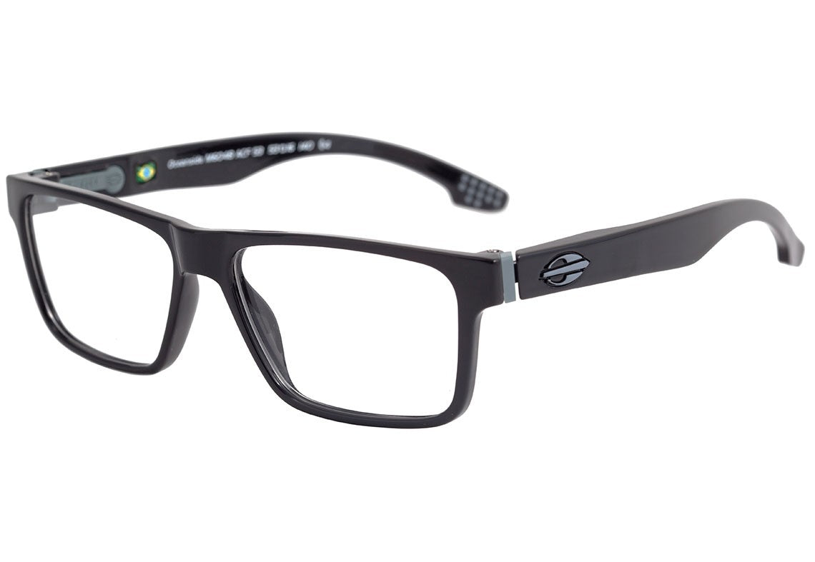 Óculos de Grau Mormaii Oceanside Preto e Cinza Brilho - Lente 5,3 cm