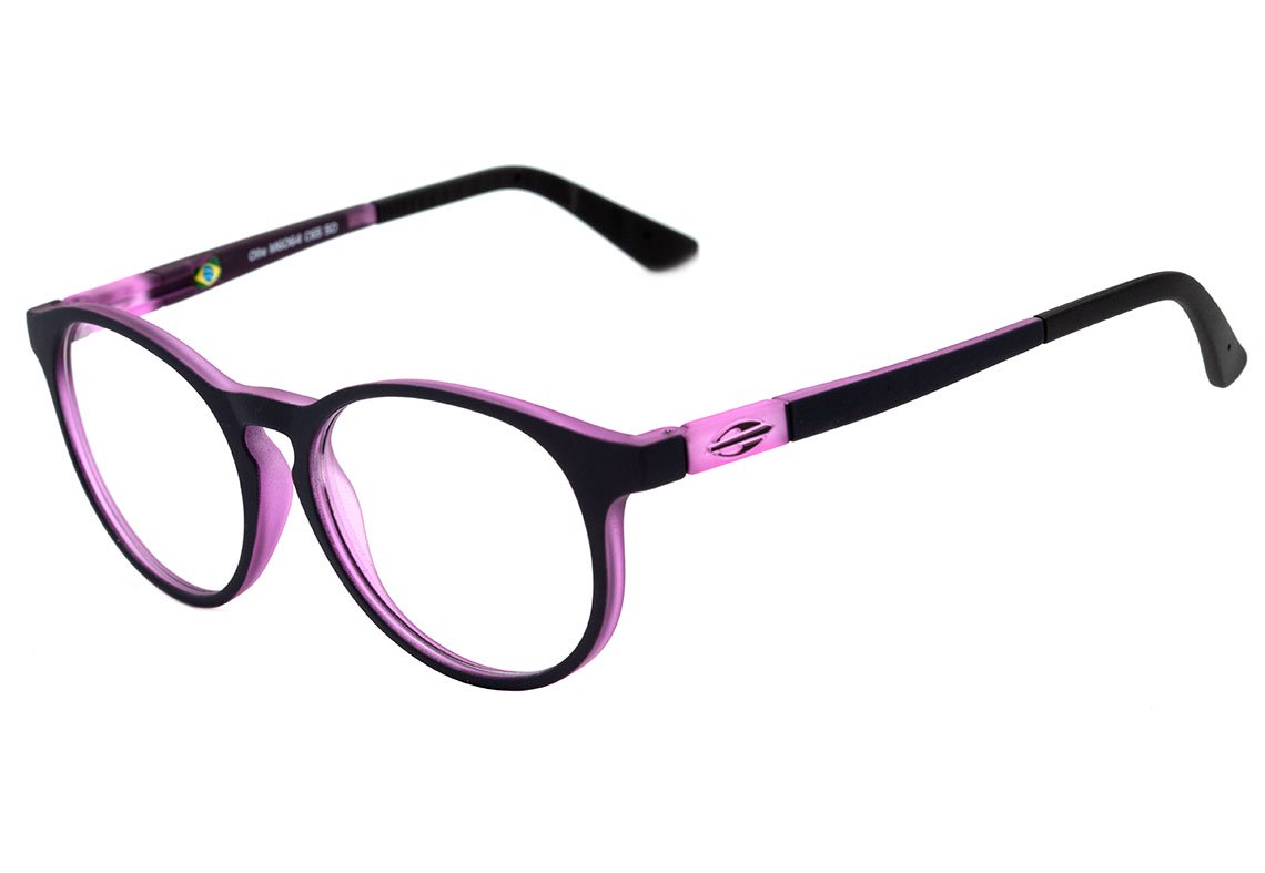 Óculos de Grau Mormaii Ollie NXT Infantil Roxo Fosco - Lente 5,0 cm