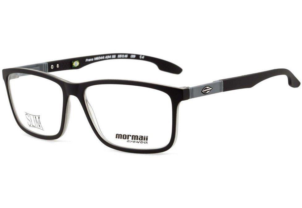 Mormaii Prana Preto e Cinza Fosco - 55 mm - Grau