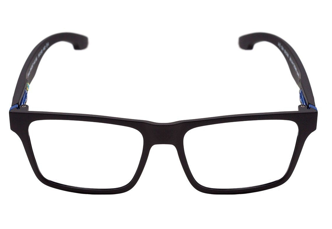 Mormaii Swap NG Duo Clip On Preto e Azul Fosco / Cinza Polarizado / Azul Espelhado Polarizado - Lente 5,6 cm - Grau