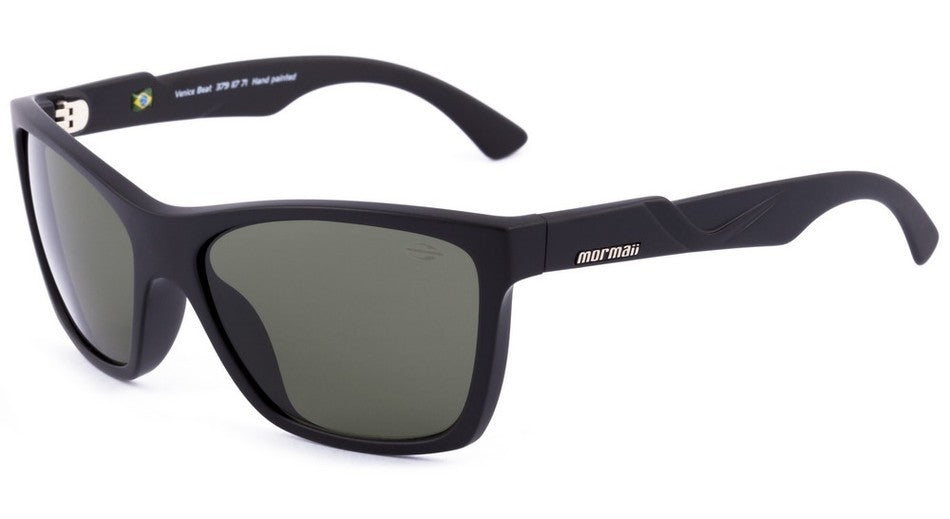 Óculos de Sol Mormaii Venice Beat Preto Fosco/ Verde G-15