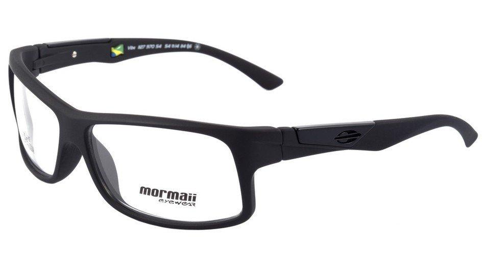 Óculos de Grau Mormaii Vibe Preto Fosco - Lente 5,4 cm
