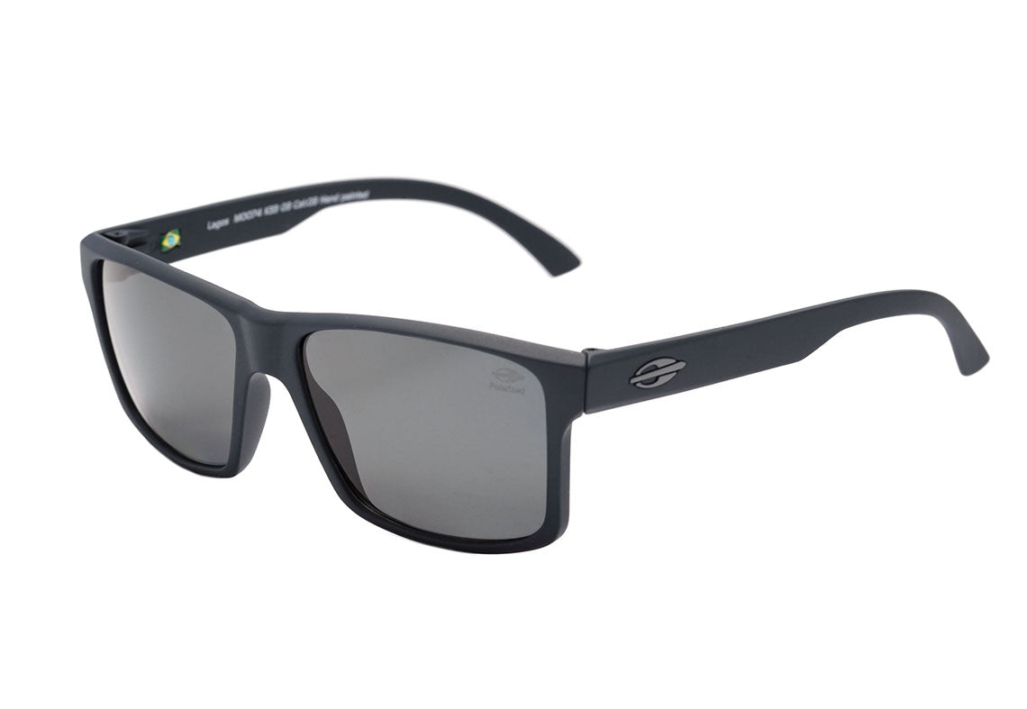 Mormaii Lagos Azul Fosco / Cinza Polarizado Unico - Lente 5,2 cm - Sol