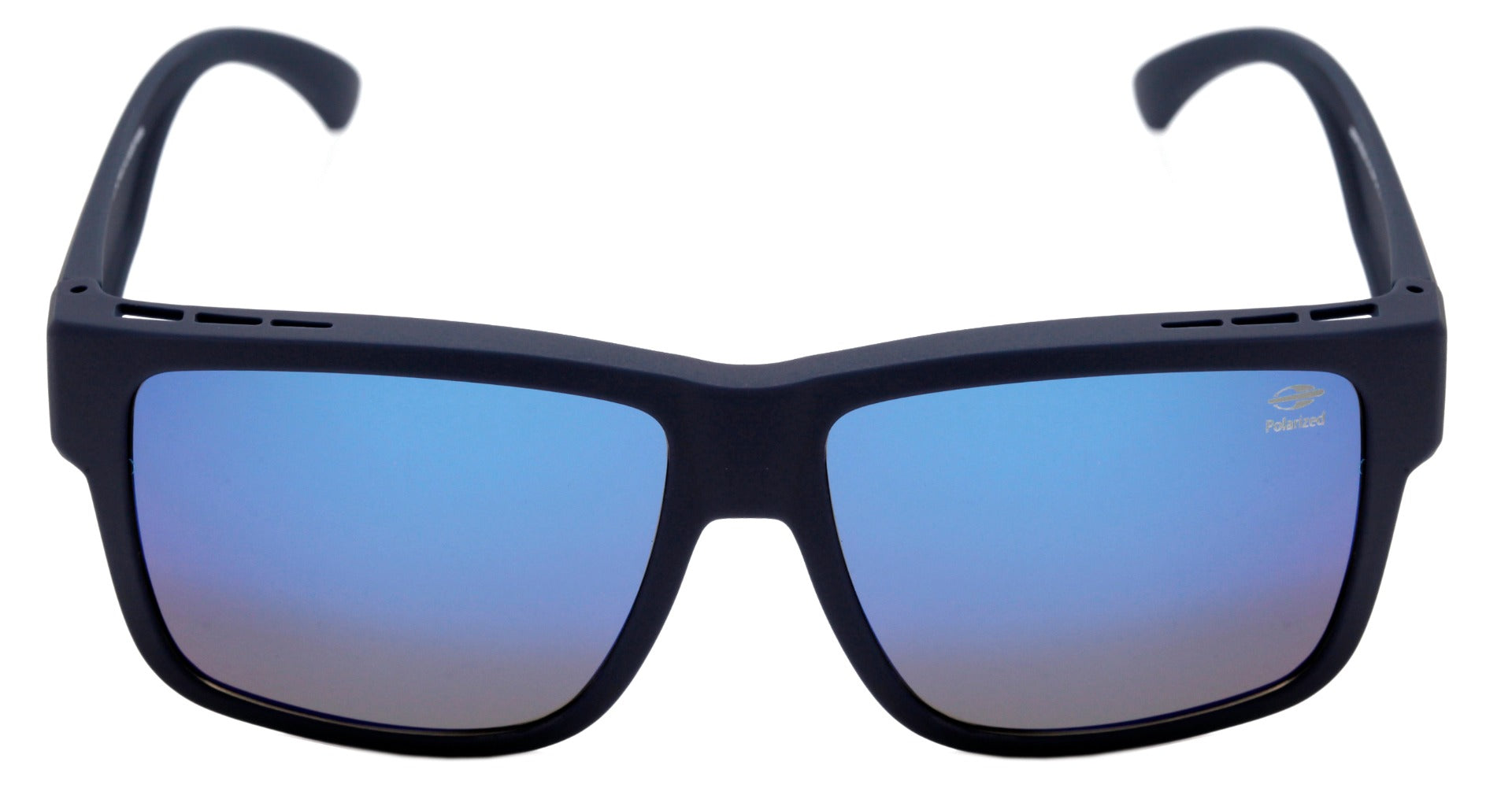 Óculos de Sol Mormaii Overlap De Sobreposição Azul Fosco/ Azul Espelhado Polarizado Unico