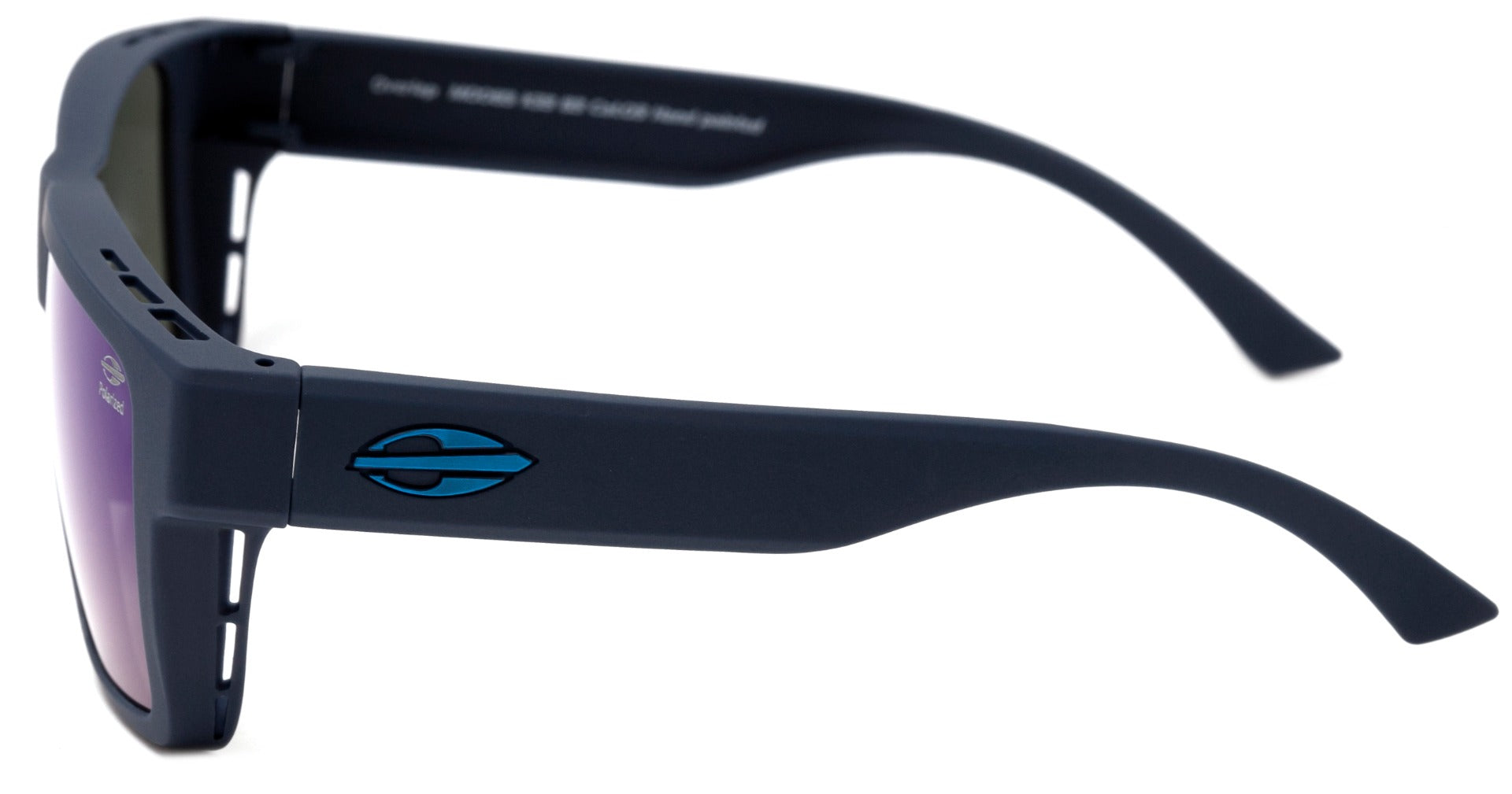 Óculos de Sol Mormaii Overlap De Sobreposição Azul Fosco/ Azul Espelhado Polarizado Unico